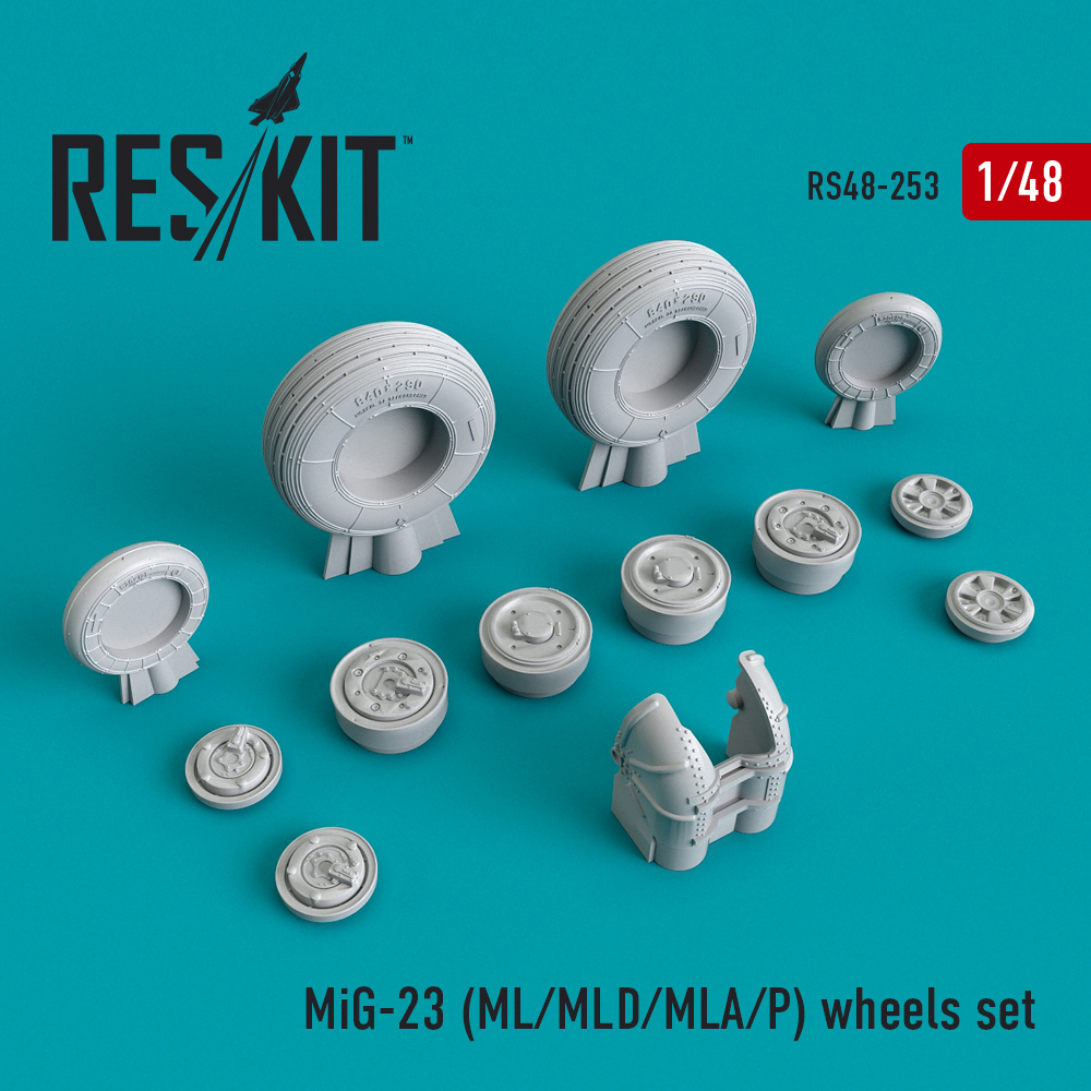 1/48 MiG-23 (ML,MLD,MLA,P) wheels set  for Trumpeter
