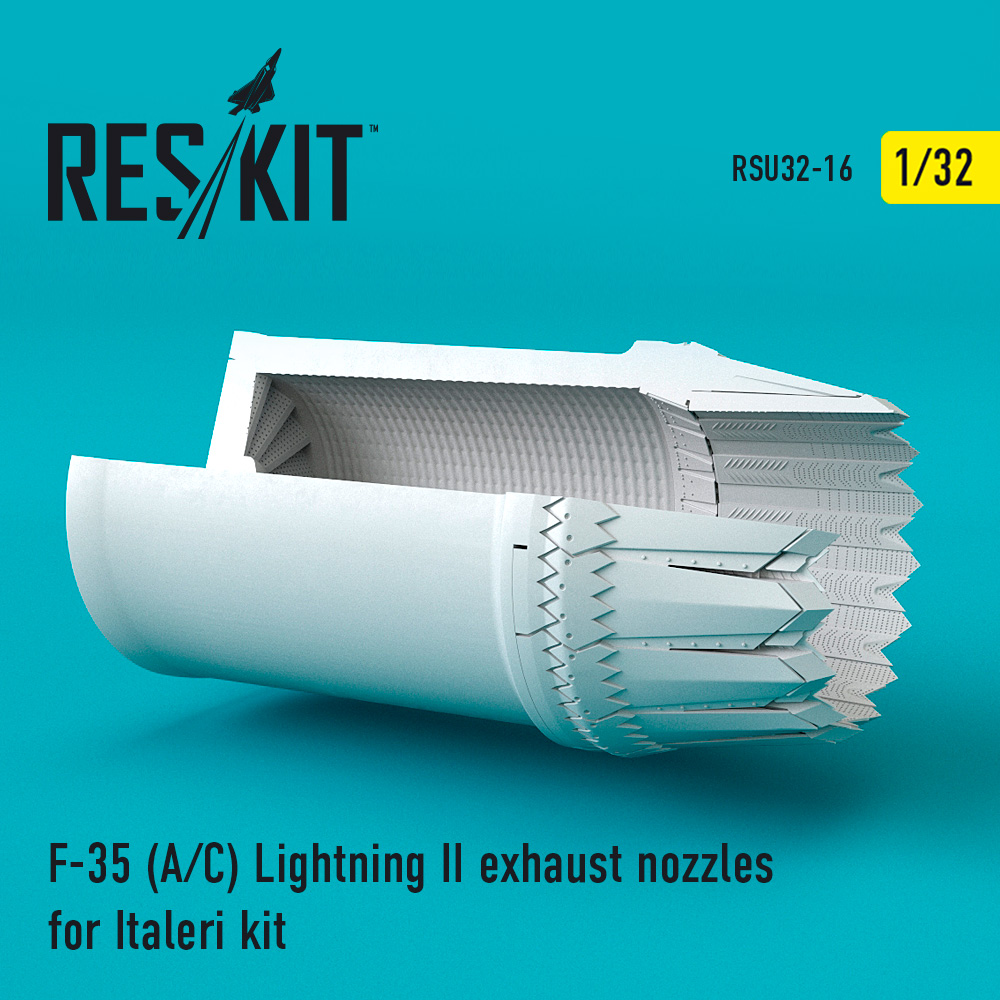 1/32 F-35 (A,?) Lightning II exhaust nozzles for Italeri kit  for Italeri 