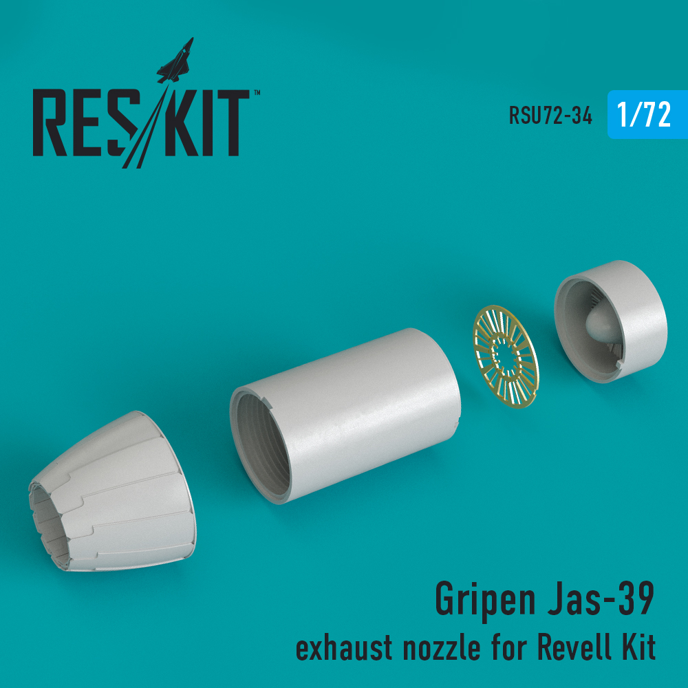 1/72 Gripen Jas-39 exhaust nozzle for Revell Kit for Revell