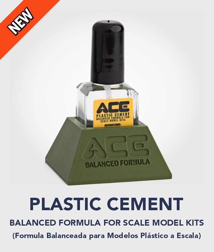ACE PLASTIC CEMENT BALANCED FORMULA FOR SCALE MODEL KITS